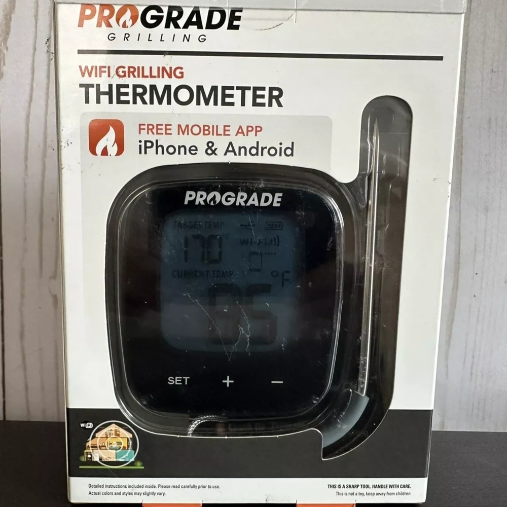 Black Bluetooth Thermometer for Cell Phones